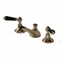 DevonDevon Black Dandy Смеситель для раковины, 3 отв., цвет: золото. MARF46BD
