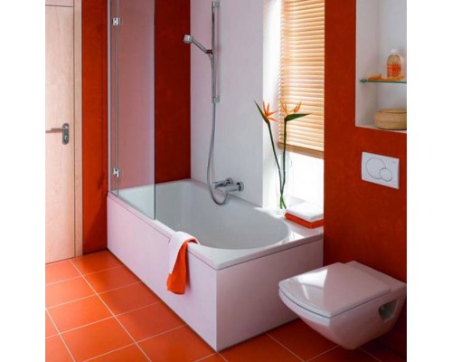 Bette Ocean Ванна с шумоизоляцией пристенная, 170х75х45см, перелив сзади, с комплектом ножек, цвет: белый. 8854-000,  B23-1500