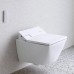 Duravit Viu Унитаз подвесной 37x57см, rimless, sensowash, с крепление Durafix, цвет: белый. 2511590000,  611600002000300