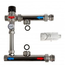 Смесительный узел Ридан FHM-CR без насоса, подключение G1“ 130 мм 088U0090R