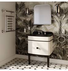 DevonDevon Music Juninior Тумба под раковину 68х96.8 см, столешница NERO ASSOLUTO, цвет:CREAM. MUJUNEASCREAM