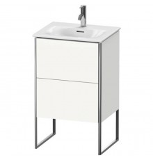 Duravit XSquare База напольная 51x41.8x84см с раковиной, 2 яшика, цвет: глянцевый белый. XS452102222,  23445300001