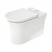 Duravit White Tulip Моноблок 37x65 см, безободковый, слив универсальный, цвет: белый. 0933100005, 2197090000