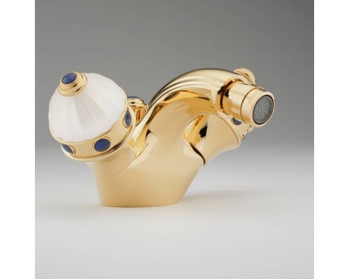 THG Cheverny Lapis Lazuli Смеситель для биде, 1 отв., цвет: золото/лазурит. A1T-F01-3202