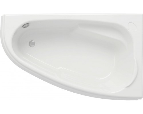 Акриловая ванна Cersanit Joanna R 140x90 см, угловая, правая, встраиваемая, ультрабелая, асимметричная, с каркасом