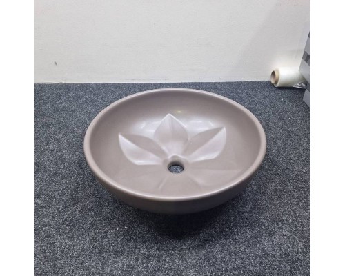 Azzurra Fleur Раковина накладна, 45х16см, без отв., цвет: Tortora. LALA045160F0TO*0 Azzurra Fleur Раковина накладна, 45х16см, без отв., цвет: Tortora. LALA045160F0TO*0