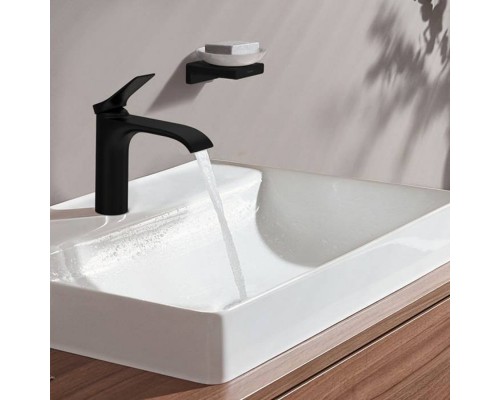 Hansgrohe Vivenis Смеситель для раковины, 1 отв., без донного клапана, цвет: черный матовый. 75022670