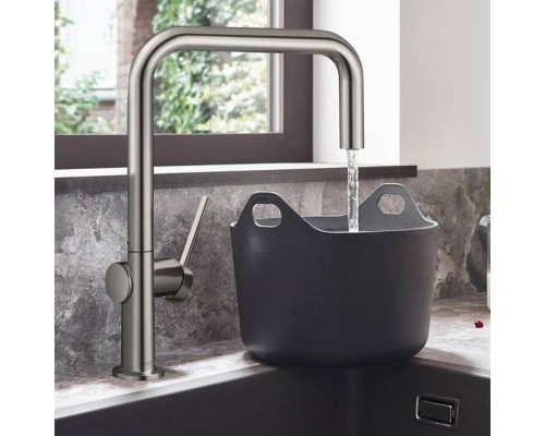 Hansgrohe Talis M54 Смеситель для кухни, 1 отв., цвет: нержавеющая сталь. 72806800 Hansgrohe Talis M54 Смеситель для кухни, 1 отв., цвет: нержавеющая сталь. 72806800
