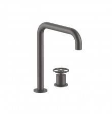 Fantini Fontane Bianche Смеситель для раковины, 2 отв., цвет: Matt Gun Metal PVD. 47 P5 P107W