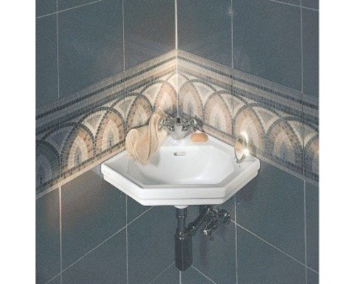 Duravit 1930 Раковина подвесная, 59х45х Н: 19.5см., угловая, 1отв., цвет: белый. 0793420000