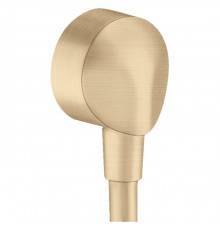 Hansgrohe FixFit E Шланговое подсоединение, цвет: шлифованная бронза. 27454140