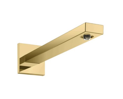 Hansgrohe Square Держатель верхнего душа 38.9см., настенный, цвет: полированное золото. 27694990 Hansgrohe Square Держатель верхнего душа 38.9см., настенный, цвет: полированное золото. 27694990