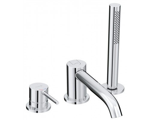 Kludi 38 448 0576 Bozz Cмеситель на борт ванны, на 3 отв., Комплект 384480576