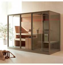Effegibi Logica Filo СаунаХаммам 300x137х211см, в нишу, цвет: Stone. LO 71 03 0004
