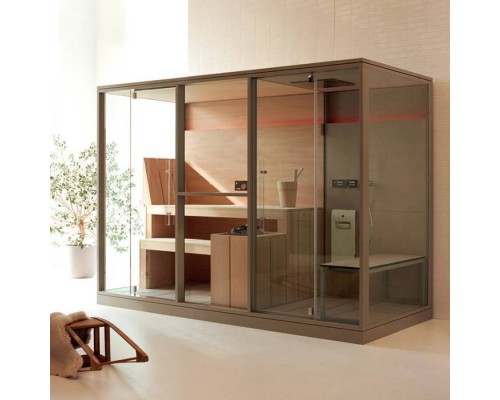 Effegibi Logica Filo СаунаХаммам 300x137х211см, в нишу, цвет: Stone. LO 71 03 0004 Effegibi Logica Filo СаунаХаммам 300x137х211см, в нишу, цвет: Stone. LO 71 03 0004