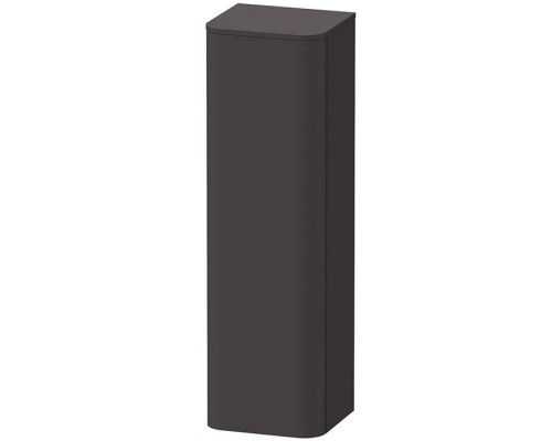 Duravit Happy D.2 Plus Пенал подвесной 40x36х133.6см., 1 дверь, 3 стекл. полки, DX, цвет: графит суперматовый. HP1261R8080 + топ HP030008080