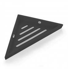 3SC Bemood Black Полочка 35х18х4см., угловая, цвет: черный. BEMN2ASL