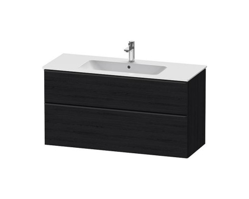 Duravit D-Neo Тумбочка подвесная 121х46.2x62.5см., раковина, 1 ящик цвет: Black Oak. 2336120000,  DE436401616