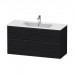 Duravit D-Neo Тумбочка подвесная 121х46.2x62.5см., раковина, 1 ящик цвет: Black Oak. 2336120000,  DE436401616
