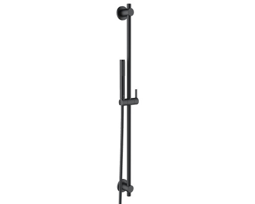Kludi 20 840 3915 Nova Fonte Puristic Душевой гарнитур H=900 мм, микрофон, 1 режим, 11 л/мин, черный 208403915