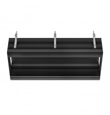 Gessi Binario Профиль линейный 880 мм, без подготовки под модули, цвет: Black XL. 61017#299