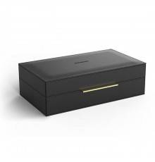 Decor Walther Brownie BOX L Коробка универсальная 30х18х9.5см., искусственная кожа, цвет: черный. 0939860