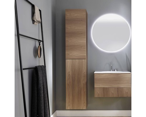 Burgbad Coco Подвесной шкаф 35x35x176 см, коньячный орех. HSIU035 L F2855