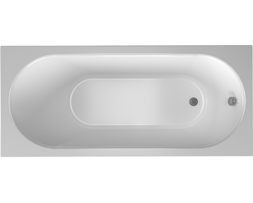 Акриловая ванна Timo Roha 1470 140x70 см, пристенная, белая, с каркасом