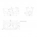 Knief Wall Corner Ванна пристенная 165x75х58см., с щелевым переливом, без сл-перелива, цвет: белый глянцевый. 0100-091-06, 0100-255