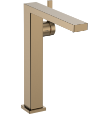 Смеситель для раковины Hansgrohe Tecturis E 240 Fine 73070140 шлифованная бронза