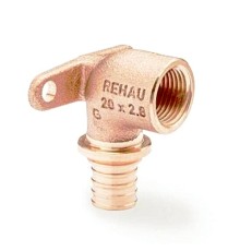 Угольник настенный с внутренней резьбой REHAU RAUTITAN 20-Rp 1/2  RX. 13661001001