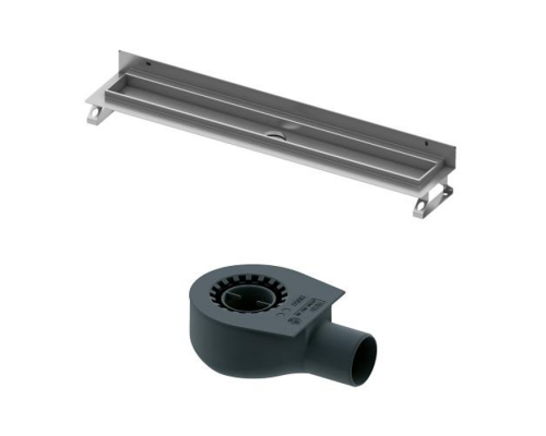 TECE drainline, Комплект для установки дренажного канала 900 мм из нержавеющей стали для пристенного монтажа. 600970,  660005,  660003,  650000,  660016,  600901