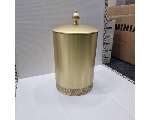 3SC Bally Ведро Oslash;22х30см., с крышкой, ручка Zar, цвет: Matt Satin Brass. FSC65/02LX 3SC Bally Ведро Oslash;22х30см., с крышкой, ручка Zar, цвет: Matt Satin Brass. FSC65/02LX