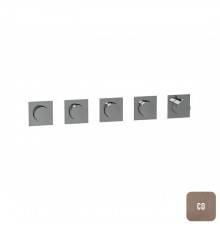 Almar Modular Смеситель для душа, встраиваемый, термостатический, цвет: Copper Brushed PVD. E180490.CO