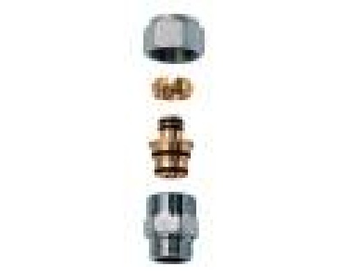 Фитинги цанговые Переходник НР 1/2' - с концовкой для м/п и РЕХ-труб 20X2.5 FC 5011 12 80201