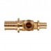 Тройник прямой Hoobs переходный 25х3.5-16x2.2-16x2.2. HB-PEXTA-251616