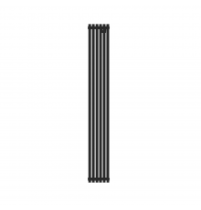 Радиатор КЗТО QUADRUM 30 V 1- 1750-6 RAL1T103S9005 (черный матовый муар) QUD30V117506RAL1T103S9005