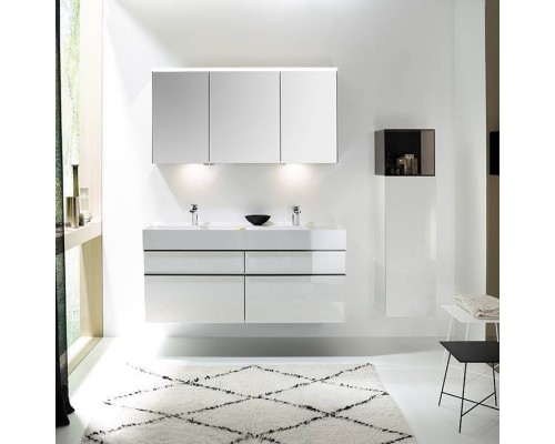 Burgbad Yumo Комплект подвесной мебели 131x47x64 см, цвет: белый. SFKO132 F3193 C0001*2