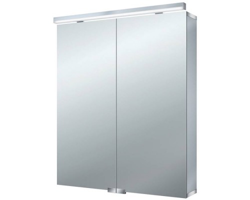 EMCO Flat Зеркальный шкаф 600 мм.,2 двери, 2 полки, розетка (без подсветки) EMCO Flat Зеркальный шкаф 600 мм.,2 двери, 2 полки, розетка (без подсветки)