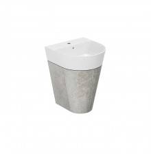 Azzurra Forma Тумба подвесная 50х47х65см, с 2 дверцами, с раковиной, цвет: Cement. FMLP05050T0MBI*1,  MBF 50S C ,  SIF/MB