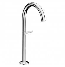 Axor One Смеситель для раковины, 1 отв., излив h260мм, Select, со сливом push-open, цвет: хром. 48030000