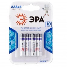 Элемент питания ERA LR03 (AAA) BL4 (4шт)