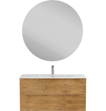 Мебель для ванной комнаты BelBagno Etna 100 rovere nature, раковина BB-8099-120-2