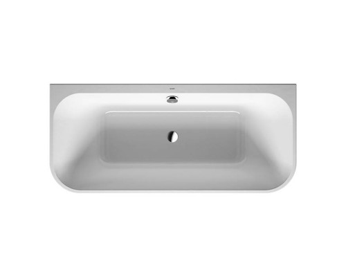 Duravit Happy D.2 Plus Ванна пристенная 180х80х60см, 2 наклона для спины, акриловая, ножки, цвет: белый. 700451800000000