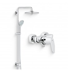 Душевой комплект Смеситель для душа Grohe Eurosmart Cosmopolitan 32837000 + Стойка Euphoria 27421002