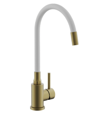 Смеситель для кухни BELZ B810 B73810-5 с гибким изливом, золото