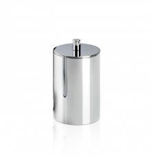 Decor Walther Tube BMD Баночка универсальная 6x11см, с крышкой, настольная, цвет: хром. 0542400