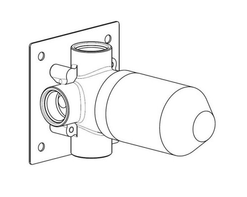 Carimali Встраиваемая часть смесителя для раковины/душа. W4700