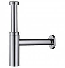 Hansgrohe Flowstar S Сифон для раковины под донный клапан, 1/4rsquo; трубка 140 мм, цвет: хром. 52105000