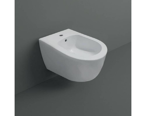 Simas Trevi Биде подвесное 56.5х37.5 см, с 1 отв., цвет: белый матовый. F85,  TRV19bi matt